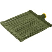 Пластиковая метла СИБИН 39224, 380 х 270 мм, полипропилен, коническое резьбовое соединение, плоская, распушенная, гибкая