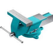 Стальные слесарные тиски СИБИН 3244-150, 150 мм