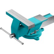 Стальные слесарные тиски СИБИН 3244-200, 200 мм