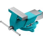 Стальные слесарные тиски СИБИН 3244-125, 125 мм