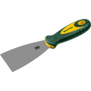 Шпатель KRAFTOOL 10035-065, 65 мм, х-образное профилированное полотно, двухкомпонентная ручка, нержавеющий