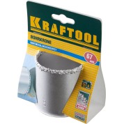 Коронка кольцевая KRAFTOOL 33401-67, 67 мм, L 55 мм, карбид вольфрама