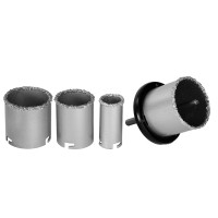 Набор кольцевых коронок KRAFTOOL 3340, 73 мм, 4 шт, d 33, 53, 67, L 55 мм, карбид-вольфрамовая крошка