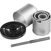 Набор кольцевых коронок KRAFTOOL 3340, 73 мм, 4 шт, d 33, 53, 67, L 55 мм, карбид-вольфрамовая крошка