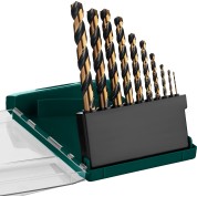 Набор сверл по металлу KRAFTOOL 29656-H10, 1-10 мм, COBALT-8, 10 шт, сталь М42, HSS-Co