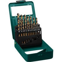 Набор сверл по металлу KRAFTOOL 29656-H19, 1-10 мм, COBALT-8, 19 шт, сталь М42, HSS-Co