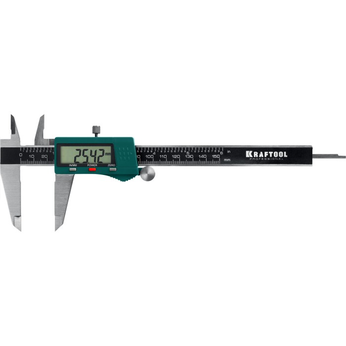 Металлический электронный штангенциркуль KRAFTOOL 34460-150, 150 мм, высокоточный