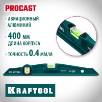 Литой уровень KRAFTOOL 34717-040, 400 мм, PROCAST