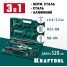 Комбинированный складной заклепочник в кейсе KRAFTOOL 31182, Combo3-M12, 3 вида заклёпок