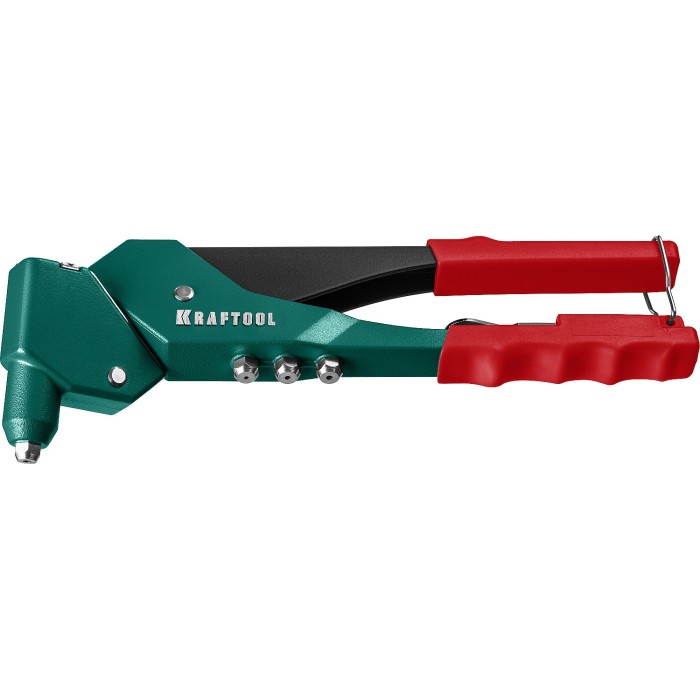 Литой поворотный заклепочник KRAFTOOL 31176, 8 мм, RX-7, 360&deg;, 2.4 - 4.8 мм