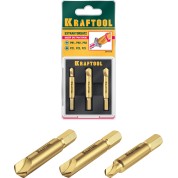 Набор экстракторов поврежденного крепежа KRAFTOOL 26770-H3, 3 шт