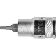 Торцовая бита-головка KRAFTOOL 27908-03, HEX, 1/2&Prime;, Н3