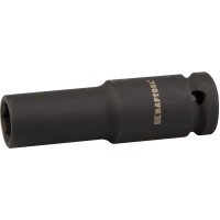 Удлиненная ударная торцовая головка KRAFTOOL 27942-13, 13 мм, FLANK, 1/2&Prime;