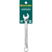 Комбинированный гаечный ключ KRAFTOOL 27079-15, 15 мм