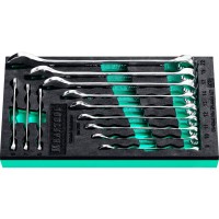 Набор комбинированных гаечных ключей KRAFTOOL 27079-H12E, 6 - 22 мм, 12 шт