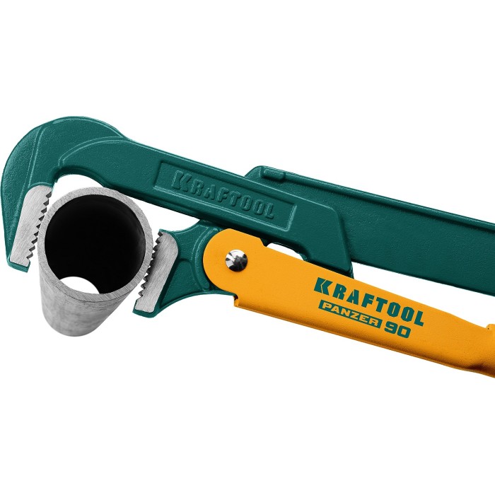 Трубный ключ с прямыми губками KRAFTOOL 2734-10, 330 мм, PANZER-90, №1, 1&Prime;