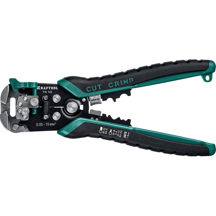 Автоматический стриппер KRAFTOOL 22639, 05 - 10 мм, TK-10, 0.05 - 10 мм2