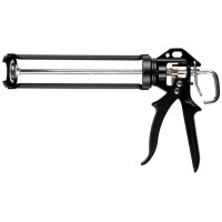 Усиленный cкелетный поворотный пистолет для герметика KRAFTOOL 06673, BULLDOG 320 мл