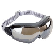 Защитные очки KRAFTOOL 11007, SGP-7 стекло сферической формы с антибликовым и антизапотевающим покрытием, обтюратор из TPR, непрямая вентиляция