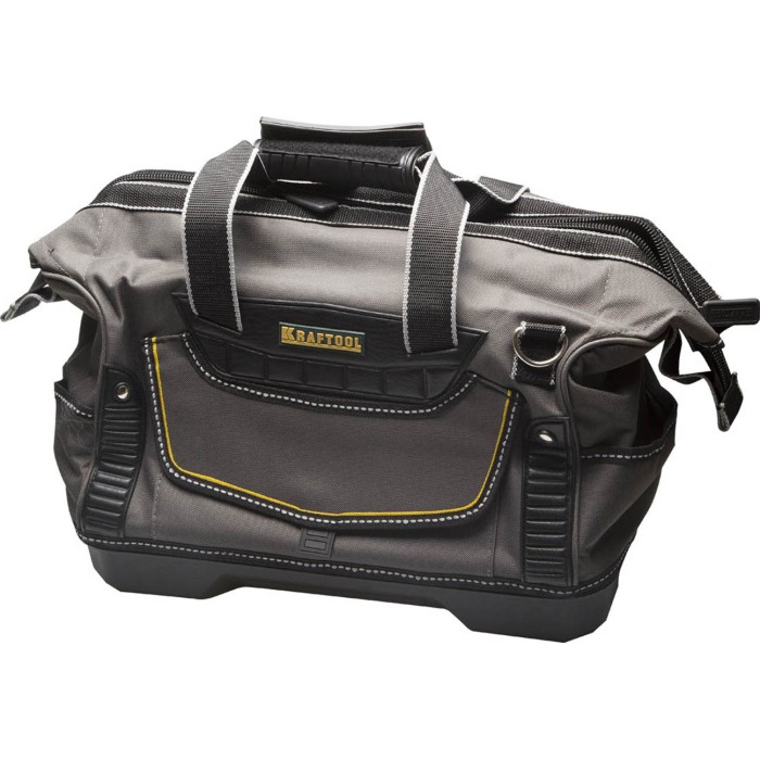 Сумка для инструментов с 18 карманами KRAFTOOL 38740-16, 38 см, жесткое пластиковое дно