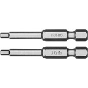 Торсионные биты KRAFTOOL 26127-3-50-2, 50 мм, X-Drive Hex 3, 2 шт