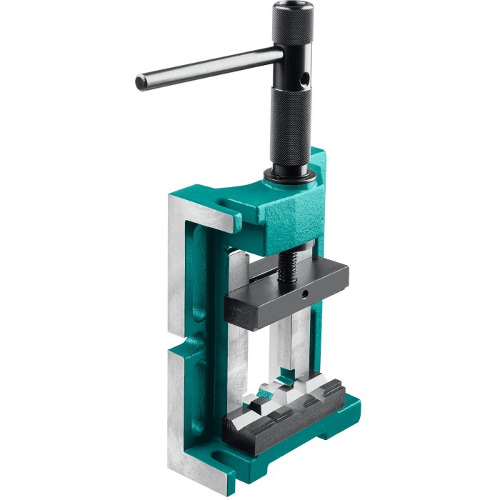 Станочные сверлильные тиски KRAFTOOL 32716-100, 100 мм, трехсторонние