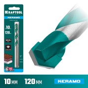 Сверло по керамограниту KRAFTOOL 29175-120-10, 10 х 120 мм, Keramo, тв.сплав КС