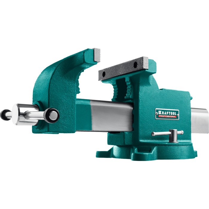 Стальные слесарные тиски KRAFTOOL 32701-150, 150 мм, STEEL