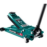 Универсальный подкатной домкрат для сто KRAFTOOL 43451-3, 75 - 500 мм, GRAND, 3 т