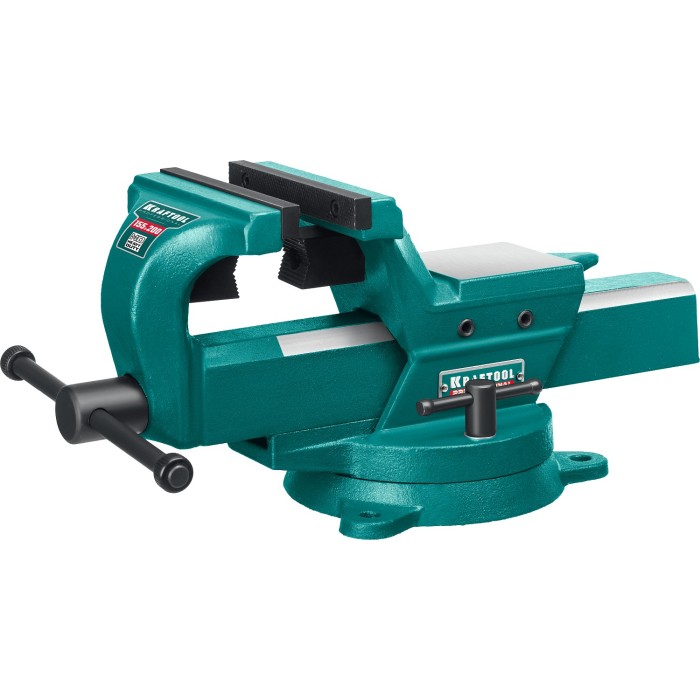 Кованые стальные тиски KRAFTOOL 32700-200, FORGE--155/200, с регулировкой компенсации люфта