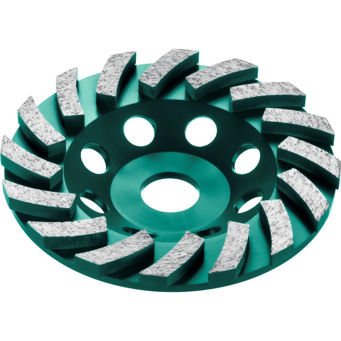 Алмазная чашка Industrial KRAFTOOL 33368-125, 125 мм, Turbo ᴓ125 мм