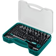 Набор: отвертка-битодержатель с насадками KRAFTOOL 26816, X-Drive-122, 122 шт