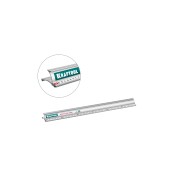 Усиленная алюминиевая линейка со стальной направляющей KRAFTOOL 34275-60, KRAFT-LINE, 0.6 м