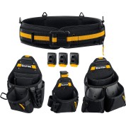 Пояс монтажника KRAFTOOL 38760-4, KBS-4, в комплекте: пояс монтажника и 3 сумки 