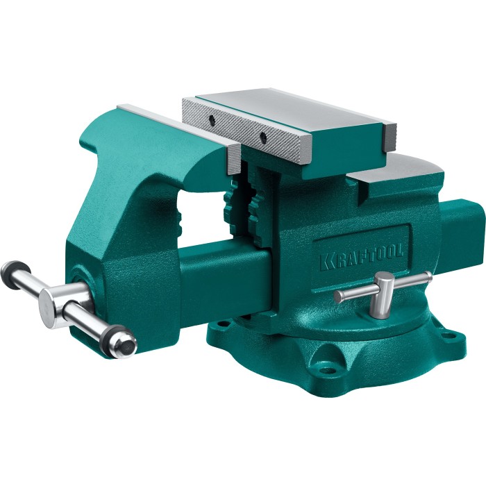 Слесарные тиски KRAFTOOL 32705-200, 200 мм, Reversible 200 мм, расход 368 мм