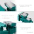 Слесарные тиски KRAFTOOL 32705-200, 200 мм, Reversible 200 мм, расход 368 мм