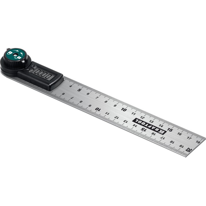 Электронный транспортир-угломер KRAFTOOL 34682, 200 мм, DPM-20 200 мм