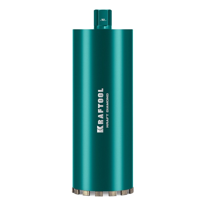 Алмазная коронка по железобетону KRAFTOOL 29825-162, 162 мм, DIAMOND 162 мм