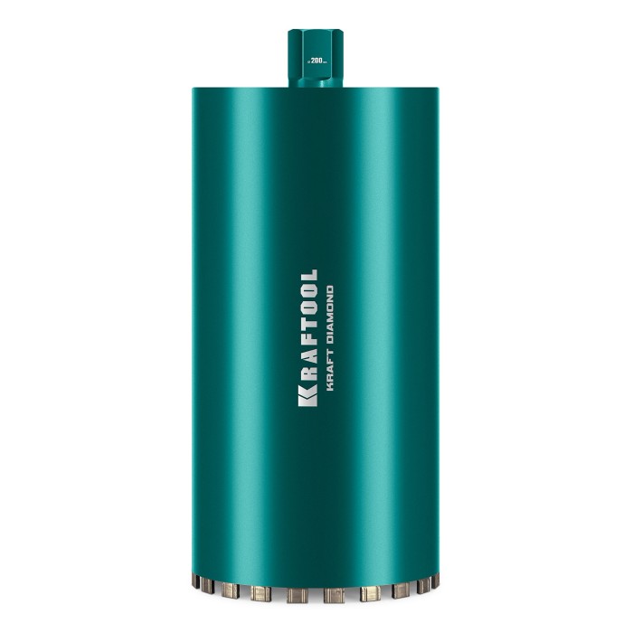 Алмазная коронка по железобетону KRAFTOOL 29825-200, 200 мм, DIAMOND 200 мм