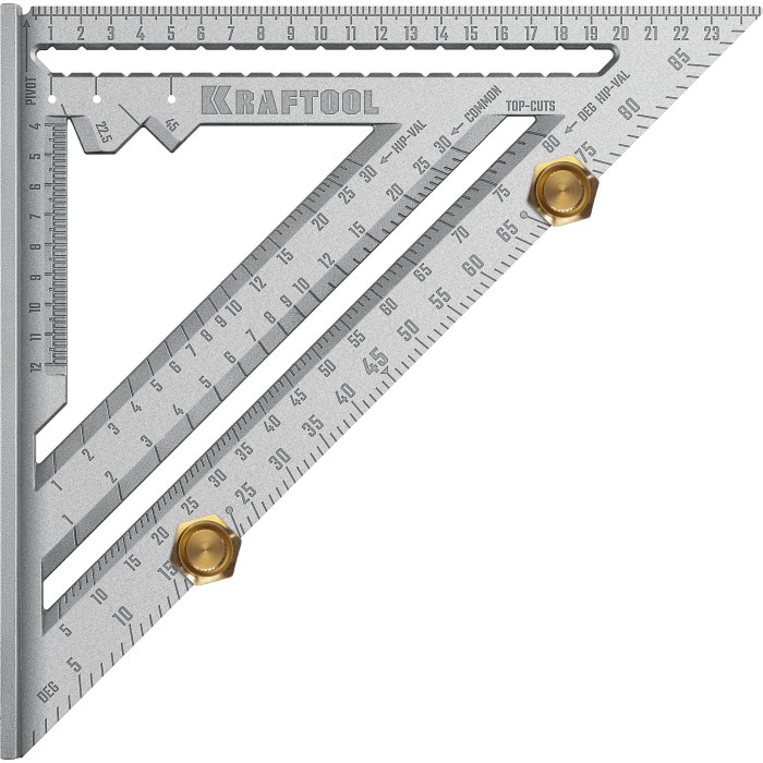 Высокоточный кровельный угольник KRAFTOOL 3441-25, 250 мм, 5-в-1