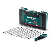 Набор: отвертка с переставными стержнями KRAFTOOL 25817, Double 20, 20 шт