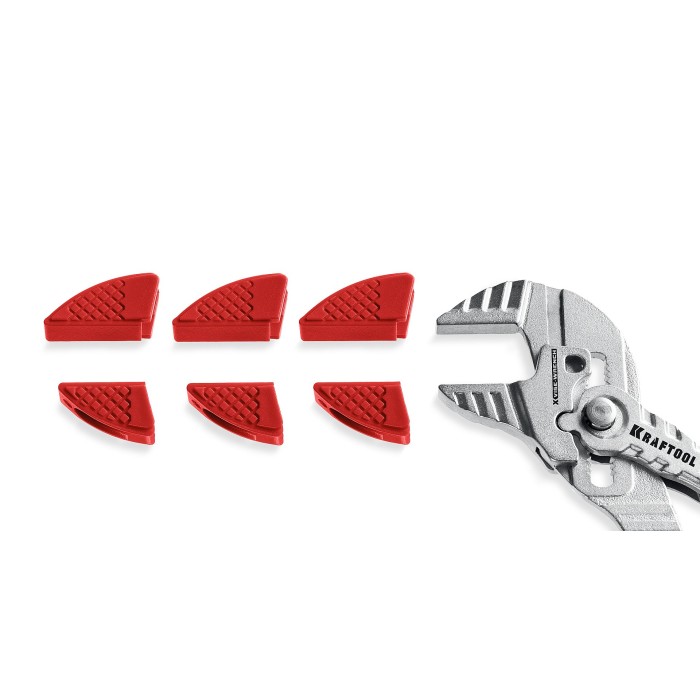 Набор из 3-х пар KRAFTOOL 22069-S3, 300 мм, Vise-Wrench сменные защитные накладки на губки, для клещей 300 мм