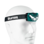Налобный фонарь KRAFTOOL KH-3 56456, 500 лм, 5 режимов, питание 3&times;AAA