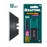 Трапециевидные лезвия KRAFTOOL 09624-S10, BlackMax-A24, 10 шт