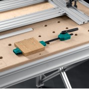 Горизонтальный упор/струбцина KRAFTOOL 32802, 20 мм, KRAFTFLEX MFT-SP, в отверстия 20 мм