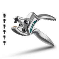 Мощный дырокол для кожи KRAFTOOL 22952, 1-6 мм, LPP-6 с набором насадок 1-6 мм