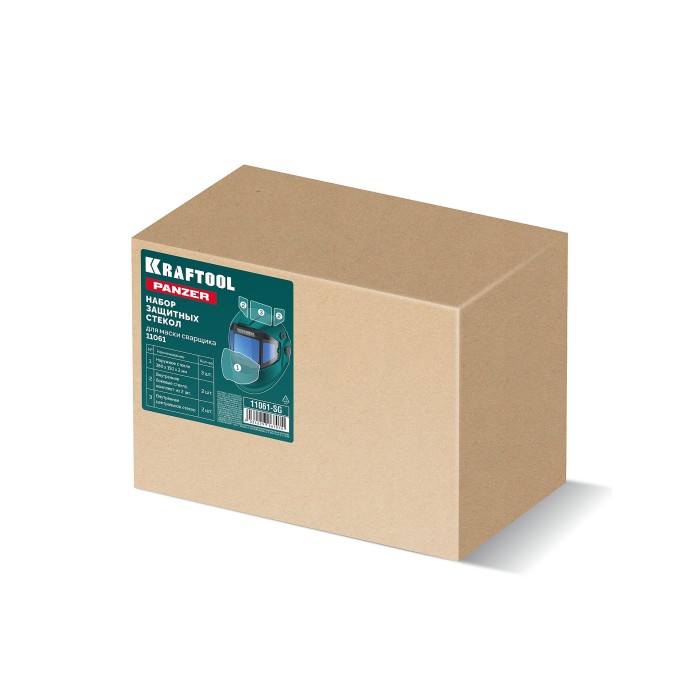 Набор защитных стёкол для маски сварщика panzer мод.11061 KRAFTOOL 11061-SG