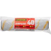 Малярный ролик STAYER GIRPAINT 0215-24, полиакрил все виды ЛКМ , 40 х 240 мм, бюгель 6 мм, ворс 12 мм