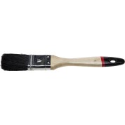 Плоская кисть STAYER UNIVERSAL-EURO 01022-025, чёрная натуральная щетина деревянная ручка все виды ЛКМ , 25 мм, 1&Prime;