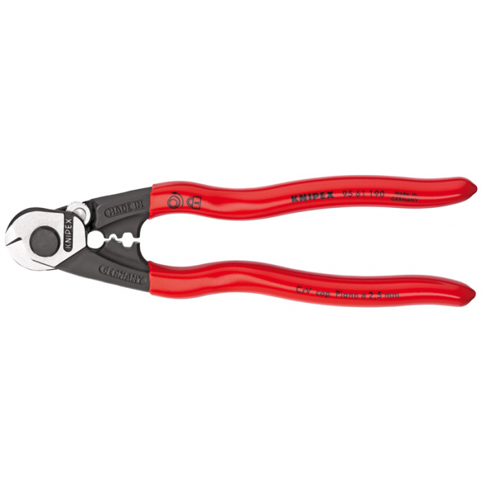 Ножницы для резки проволочных тросов кованые KNIPEX KN-9561190SB